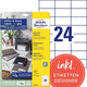 Etichette avery 3474-10 70 x 37