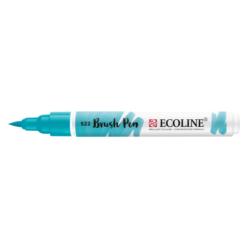 Ecoline • penna a pennello blu turchese 522