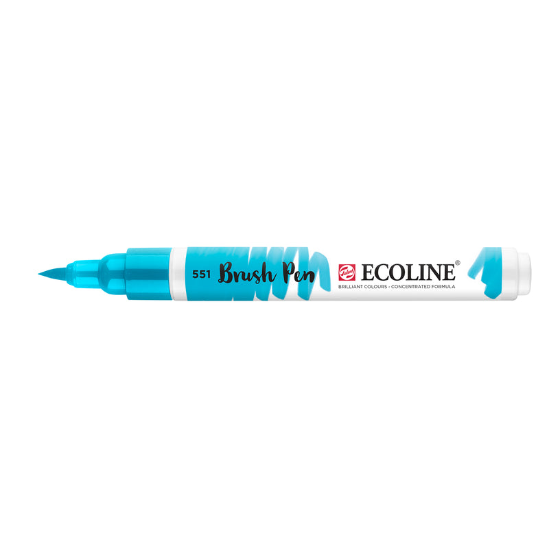 Ecoline • brush pen hemelsblauw licht 551