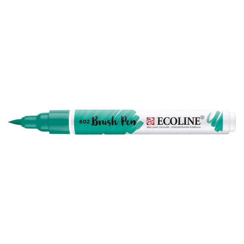 Ecoline • penna a pennello verde scuro 602