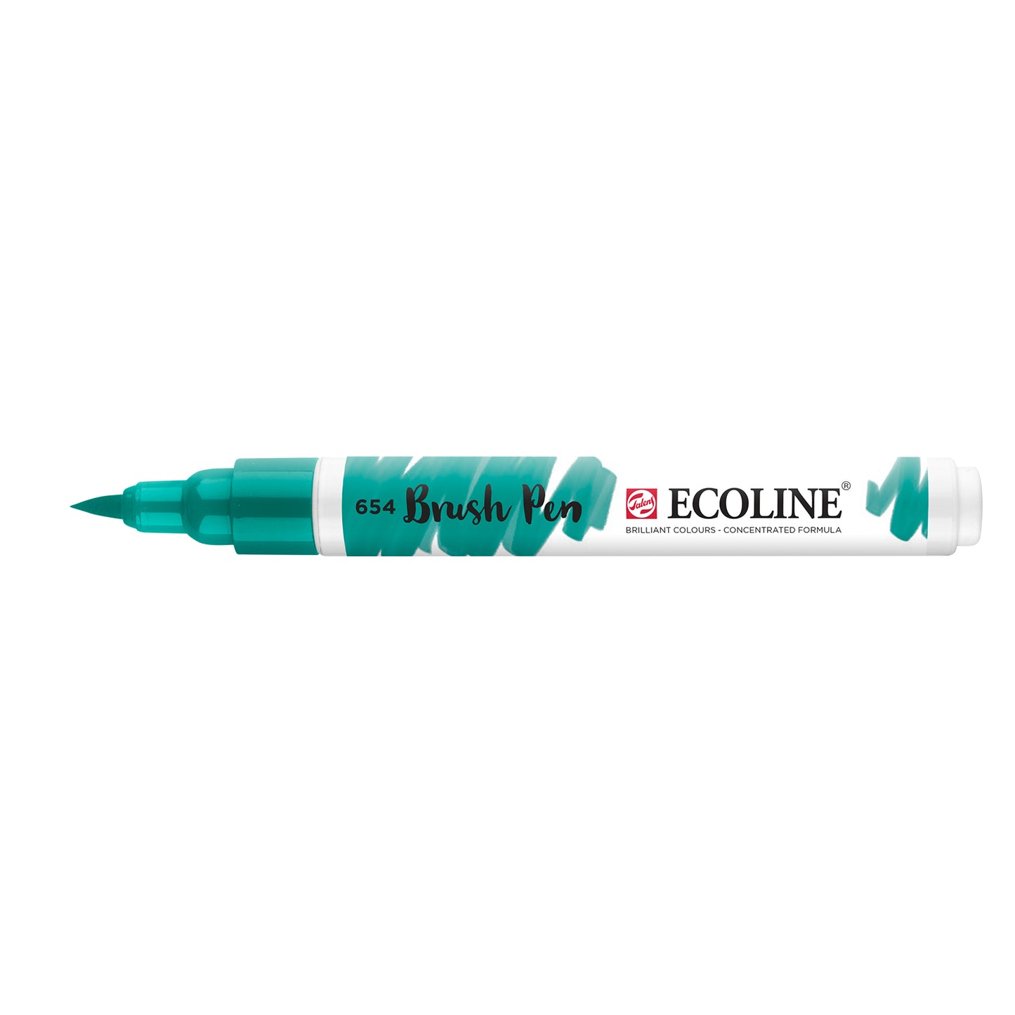 Ecoline • rotulador pincel verde pino 654