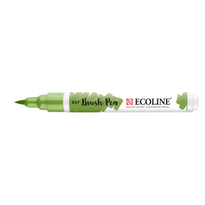 Ecoline • pincel verde bronce 657