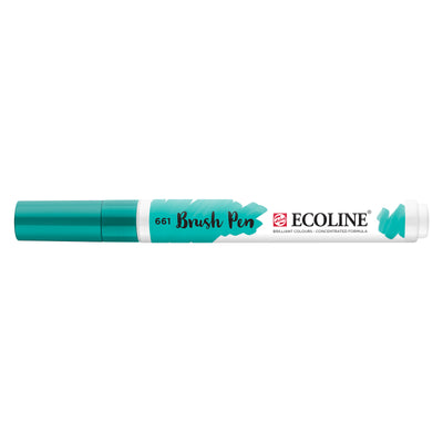 Ecoline • penna a pennello verde turchese 661