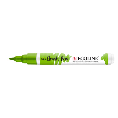 Ecoline • rotulador pincel verde primavera 665