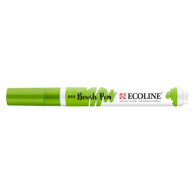 Ecoline • rotulador pincel verde primavera 665