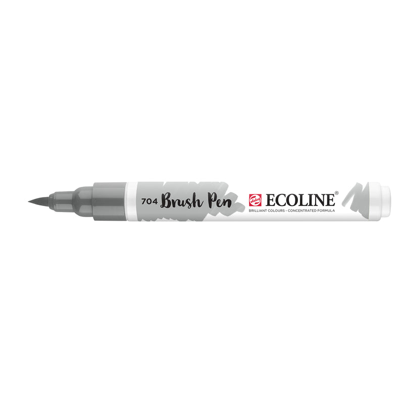 Ecoline • rotulador pincel gris 704