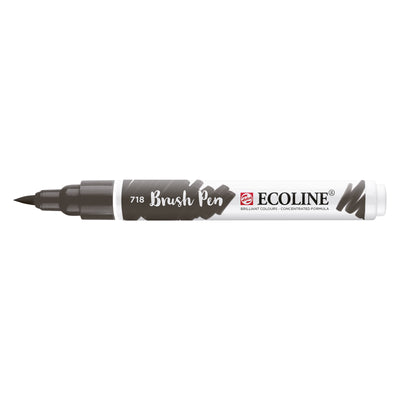 Ecoline • penna a pennello grigio caldo 718