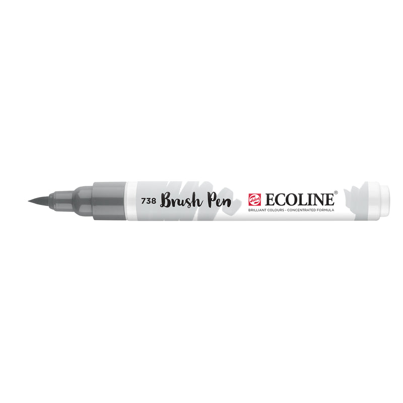 Ecoline • penna a pennello grigio freddo chiaro 738