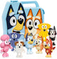 Bluey Go Suitcase con 8 figure di gioco