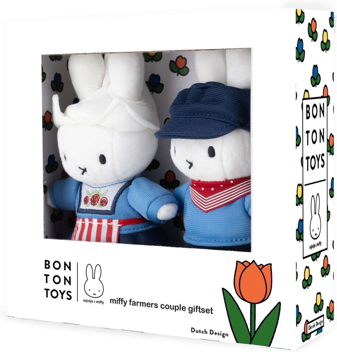 Giocattoli bon ton Miffy - set regalo coppia di contadini - 15 cm - 6