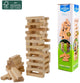 Juego de exterior de madera con torre apilable y bolsa de transporte certificada FSC.