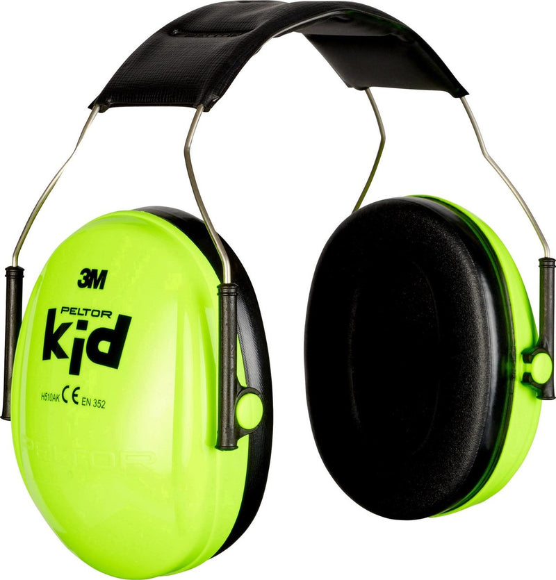 Orejeras peltor 3m niños verde neón h510ak