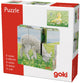 Goki Wooden Block Puzzle Farm