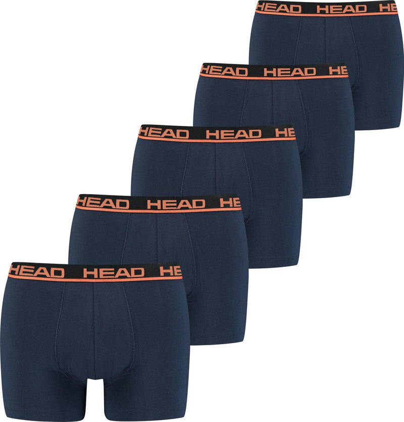 Boxer Head arancione caban da 5 pacchi-l