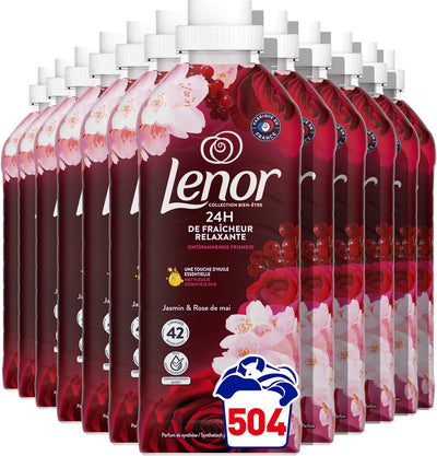 Ammorbidente Lenor Jasmine Rose de Mai - 12 x 42 lavaggi