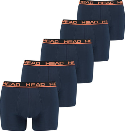 Head boxer shorts orange peacoat 5-pack-m
