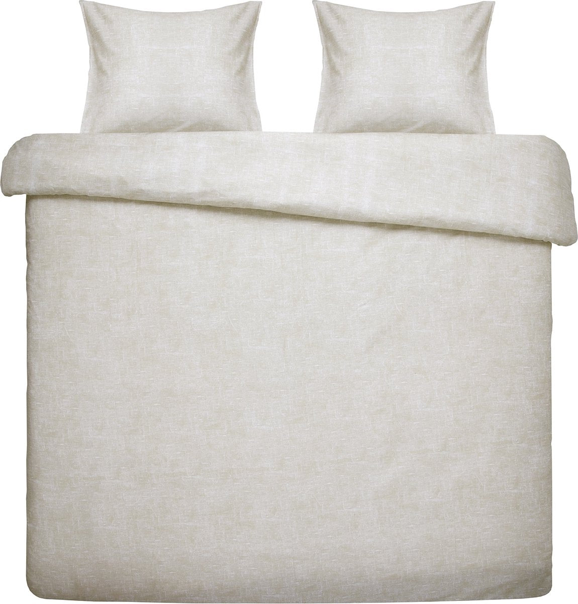Copripiumino Damai ebba - cotone biologico - 200x200 220 cm - beige + 2 federe 60x70
