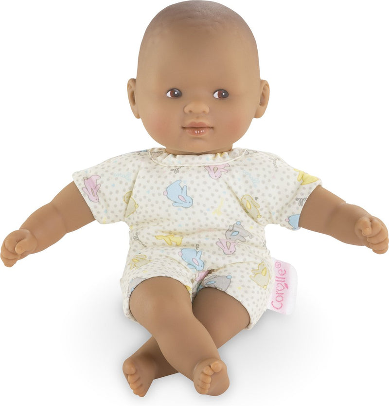 Corolle Mon Poupon Mini Calin Babypop Ojos marrones de conejo, 20 cm