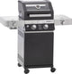 Barbacoa Rösle - barbacoa gas videro g2-s vario 30 mbar - acero inoxidable - negro
