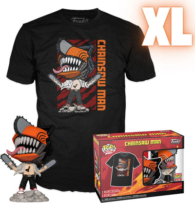 ¡Funko pop! tee box chainsaw man - exclusivo de chainsaw man - xl