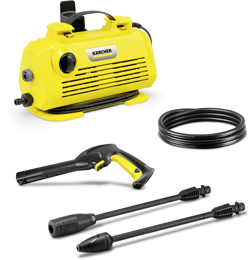 Limpiadora de alta presión Kärcher k 2 premium horizontal vps - 110 bar - 360 l h - 20 m² h - adecuada para, entre otros. bicicletas - herramientas de jardín - juego de jardín - pequeñas terrazas - y balcón