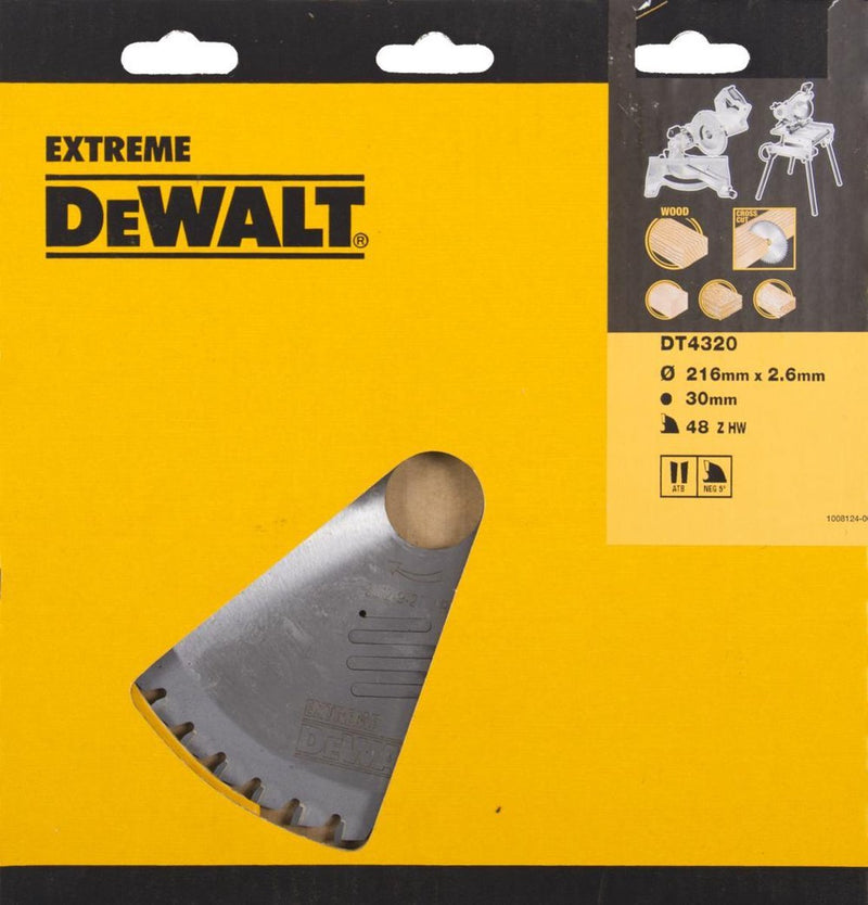 Accesorios dewalt sierra circularbl. s40 216x30x48t - dt4320-qz