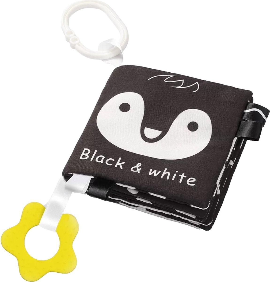 Babyono libretto baby ono passeggino morbido bianco nero 542