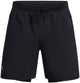 Under armour ua launch 7'' 2-in-1 shorts-blk heren sportbroek - zwart - reflecterend