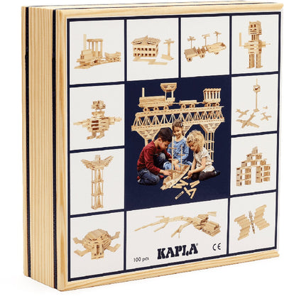 Kapla - colore - giocattoli da costruzione - 100 tavole