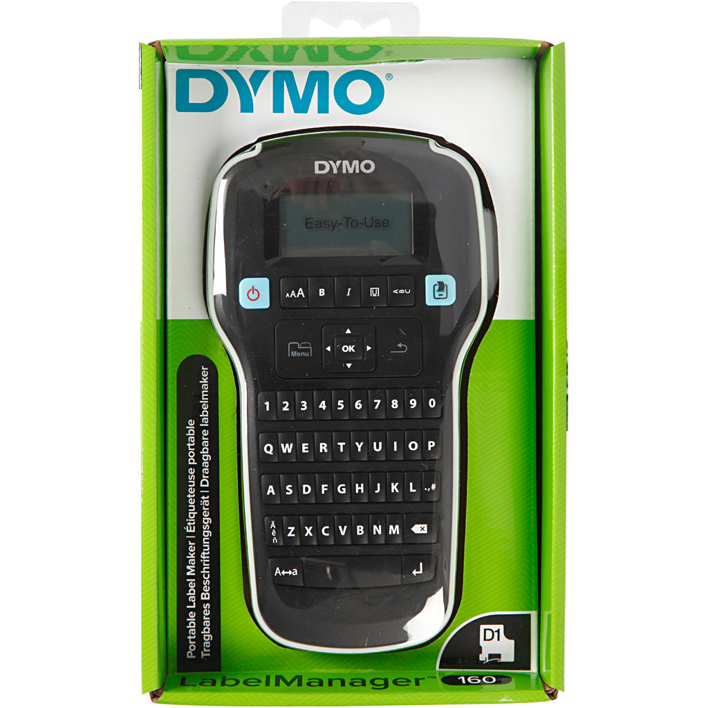 Dymo Label Manager, AFM LM160, B: 9+12 mm, 1 pezzo