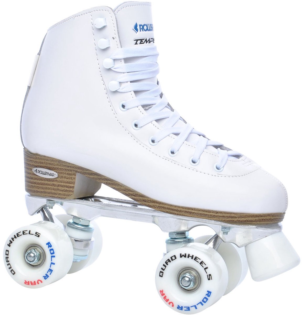 Patines de ruedas clásicos Tempish - patines cuádruples - blanco - talla 38