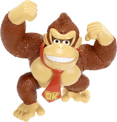 Jakks nintendo super mario 6 cm donkey kong, diddy kong, cranky kong limited edition