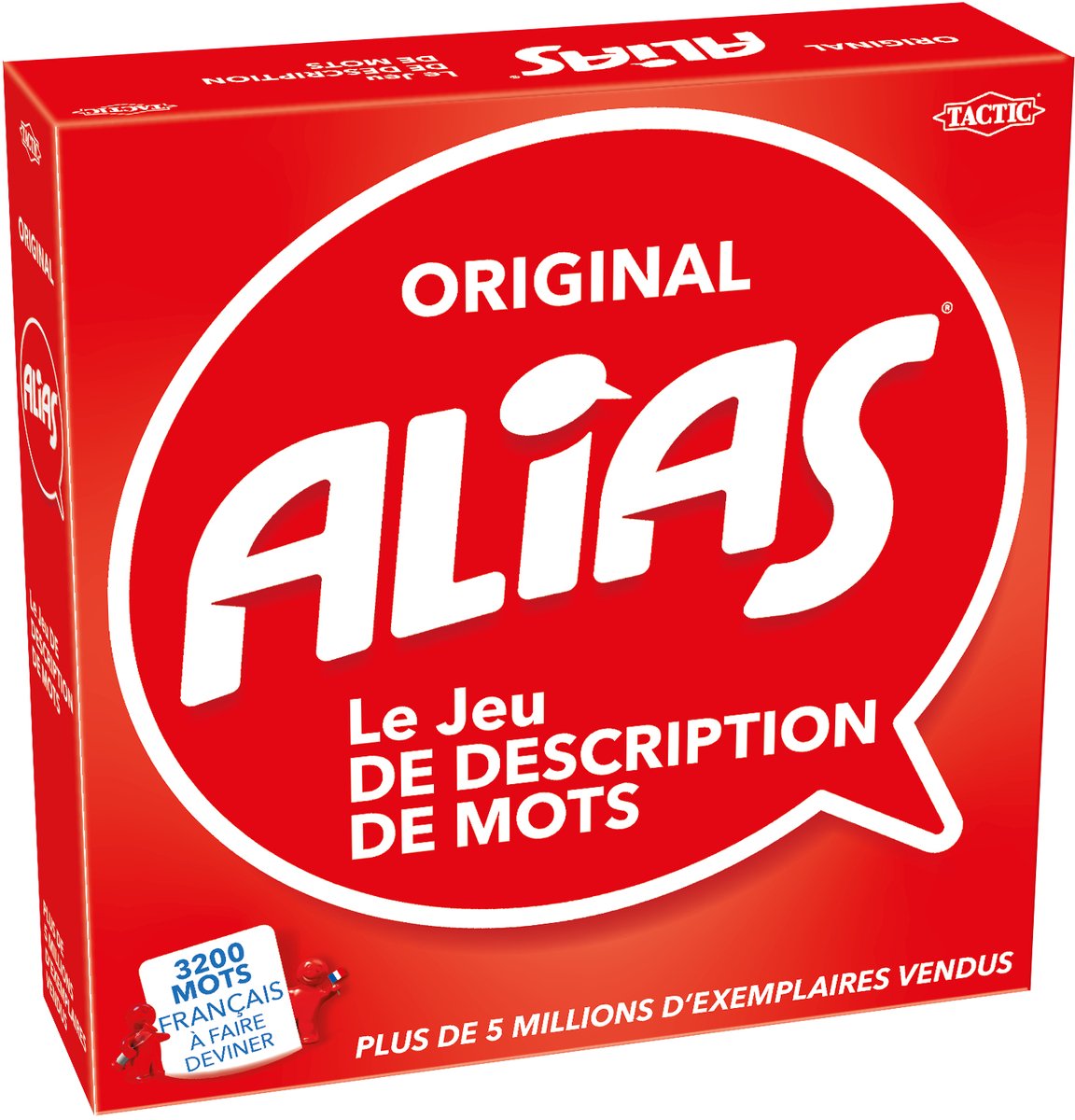 Juego original Alias: juego de mesa francés con 3200 palabras.