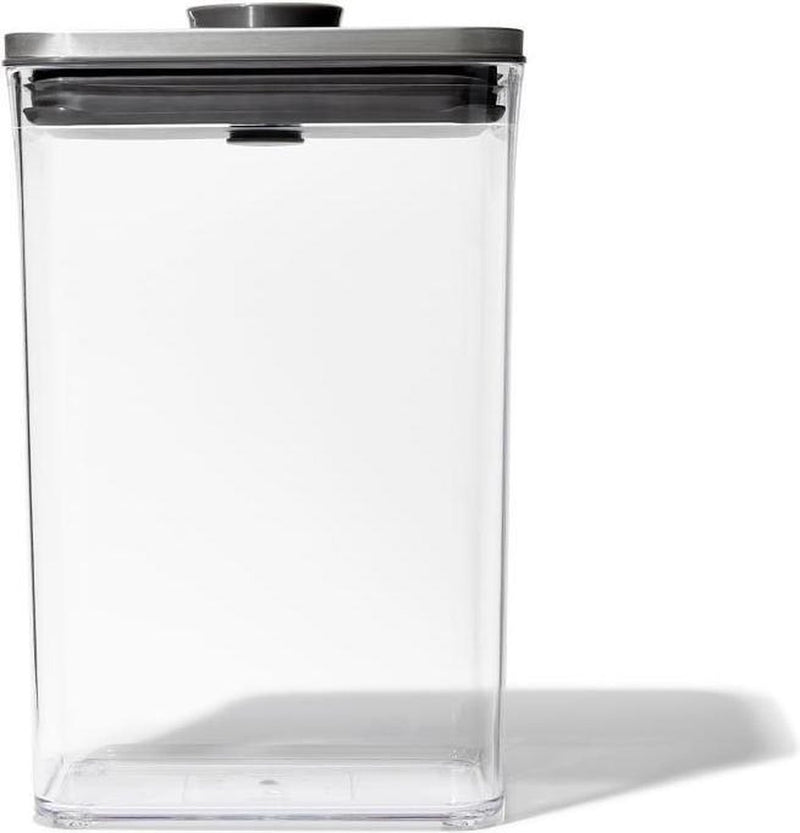Oxo - contenitore pop in acciaio - rettangolare - medio - 2,6 litri