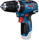 Taladro atornillador de impacto inalámbrico bosch gsb 12v-35 azul | excluido batería y cargador - 06019j9002