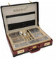 Kinghoff 3520 - set posate di lusso valigia - 72 pezzi - 12 persone - posate moderne