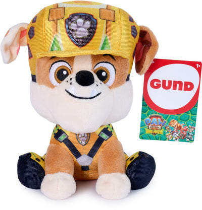 Paw Patrol Gund - il peluche del film Dino di Rubble, peluche con licenza ufficiale, merce del film, 15,2 cm