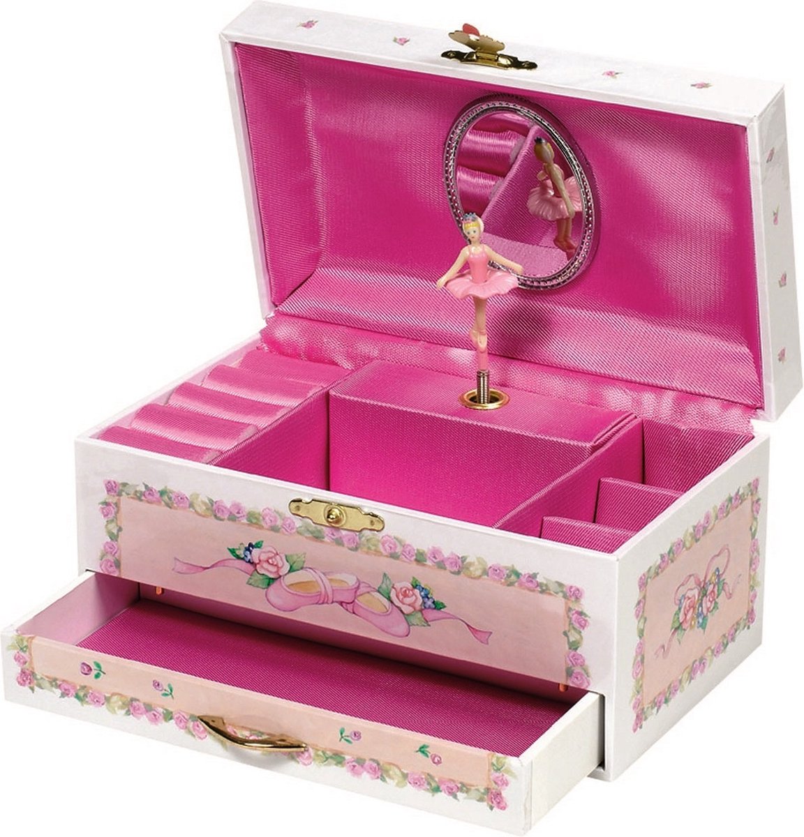 Joyero sin marca con bailarina - caja de música El lago de los cisnes - a partir de 3 años