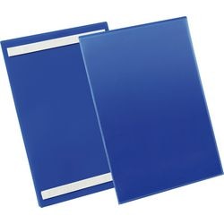 Self-adhesive document sleeve durable 179707 pp dark blue