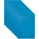 Djois carpeta clip secolor folio azul 10 piezas