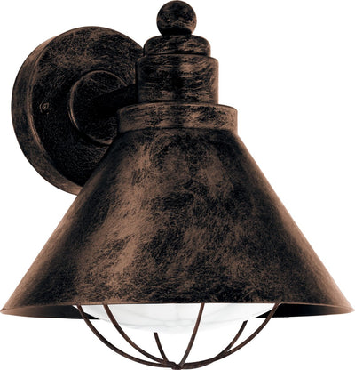 Eglo vintage barrosela - iluminación exterior - aplique - 1 luz - color cobre