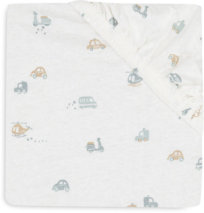 Jollein baby - lenzuolo con angoli jersey 60x120 cm - lettino per bambini - cotone morbido - in movimento