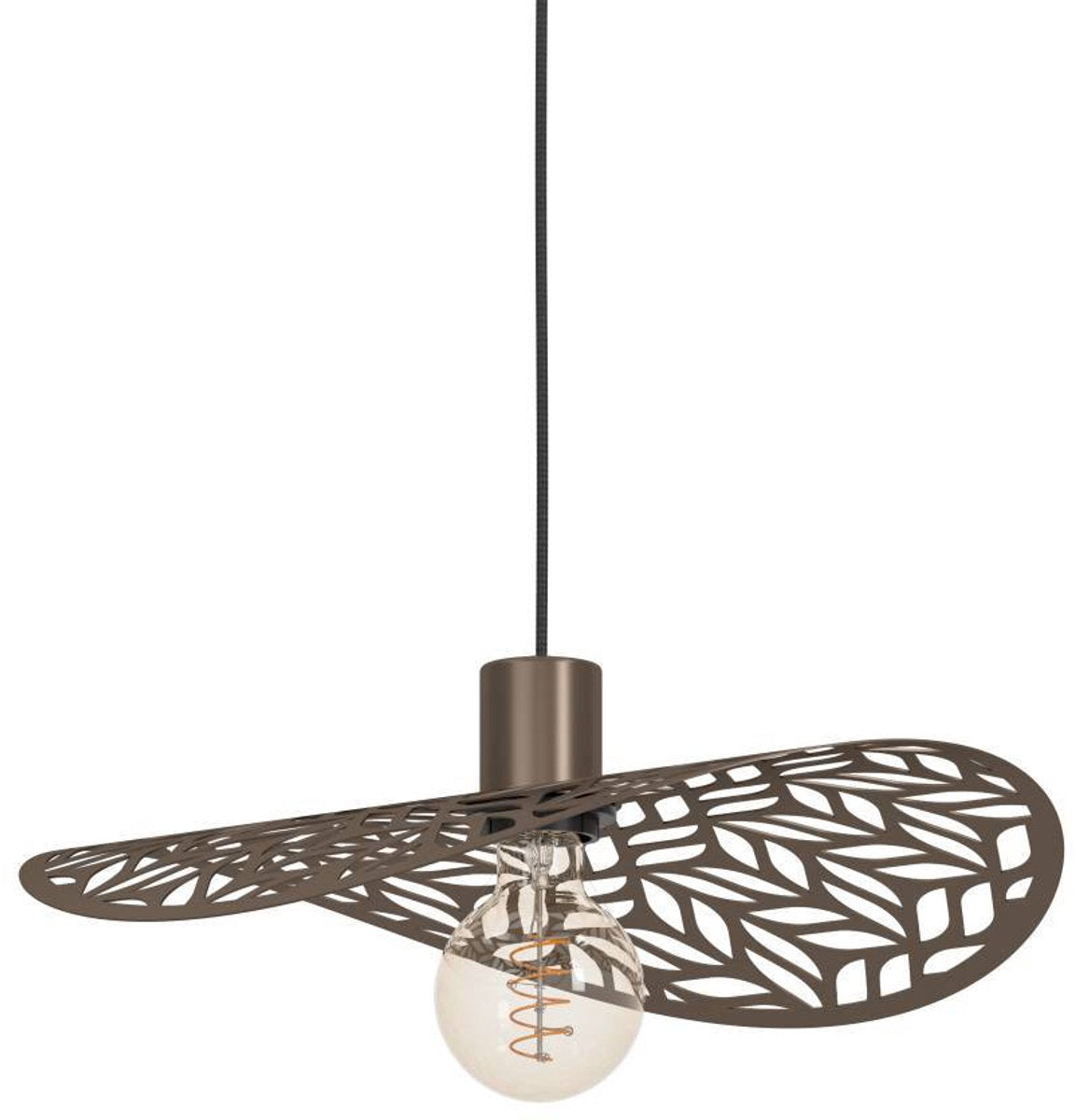 Lampada a sospensione Eglo swaby - e27 - ø 40 cm - bronzo