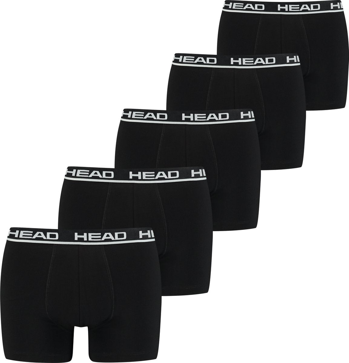 Boxer Head neri confezione da 5-xxl