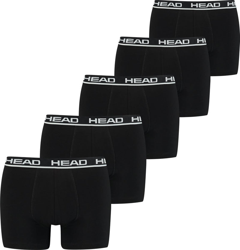 Head boxershorts black 5-pack-xxl