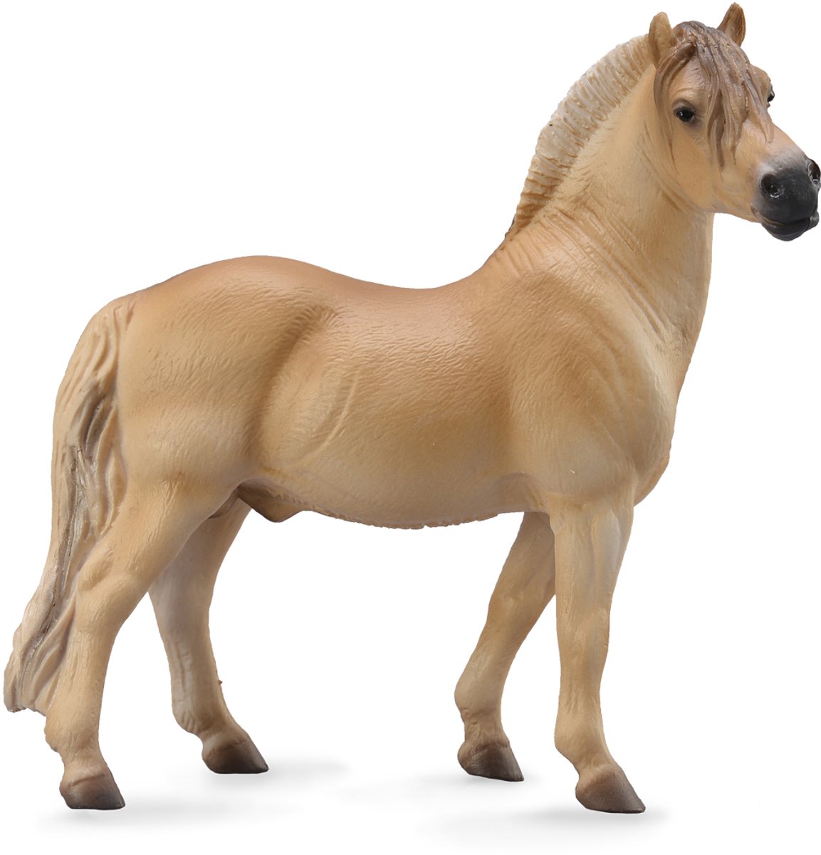 Figura Collecta - semental del fiordo - (xl) - caballos - pintado a mano - miniatura