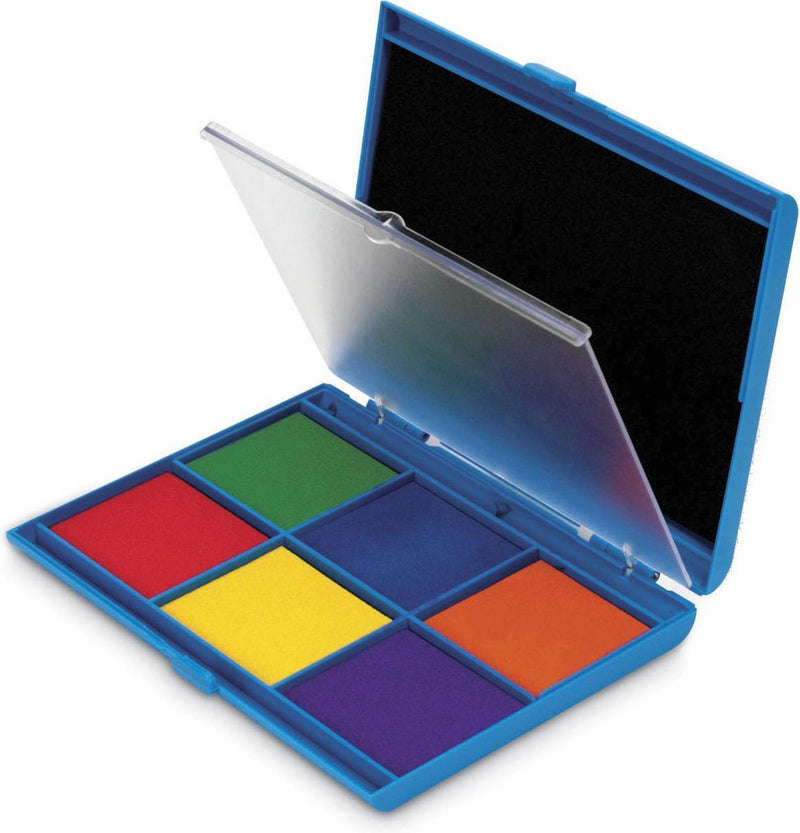 Recursos de aprendizaje bloc de sello doble de 7 colores - 3+