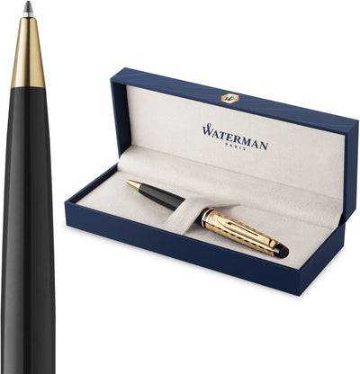 Penna a sfera Waterman Expert | la collezione d'opera | oro nero | confezione regalo