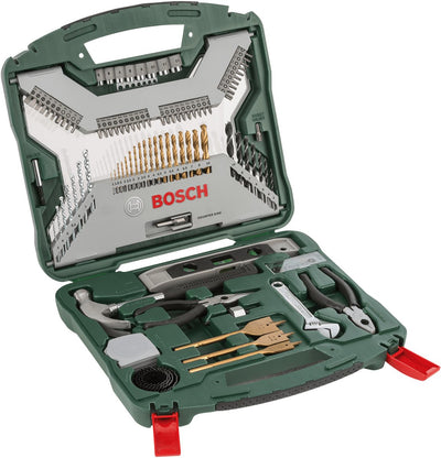 Juego de brocas Bosch x-line - 103 piezas - madera, metal y piedra