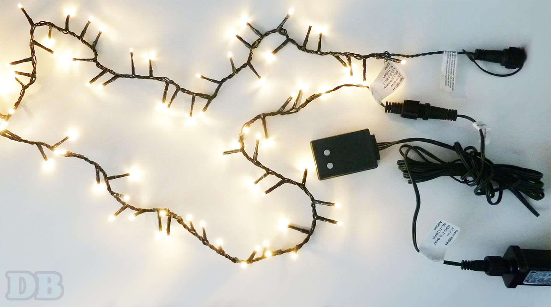 I LED Lumineo si collegano all'avvio compatto bianco caldo 11 m